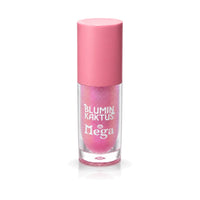 Juicy Bloom Gloss Strawberry Vanilla tube by Blumin’Kaktus x Mega, front view, 6 ml