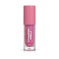 Juicy Bloom Gloss Strawberry Vanilla tube by Blumin’Kaktus x Mega, back view, 6 ml
