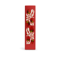 Strawberry Vanilla Juicy Bloom Gloss limited-edition pink carton by Blumin’Kaktus x Mega, side view
