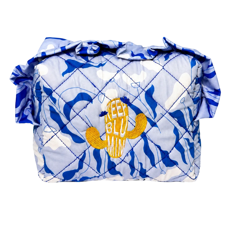 The Blumin’Kaktus Ruffle Beauty Pouch