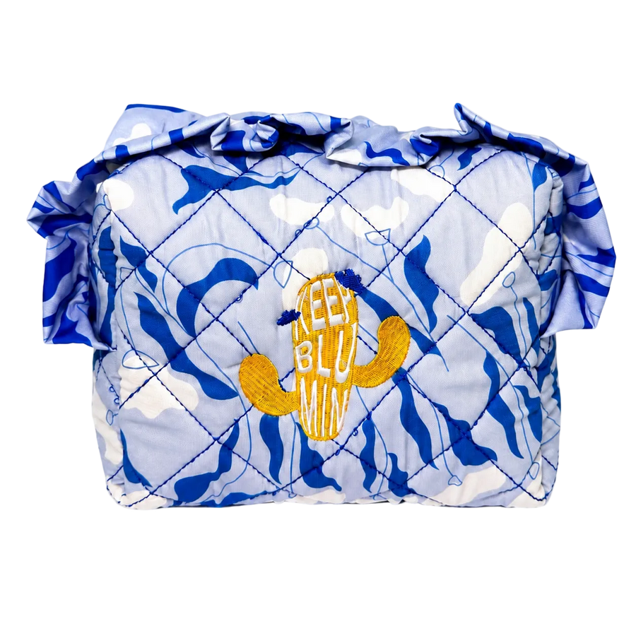 The Blumin’Kaktus Ruffle Beauty Pouch