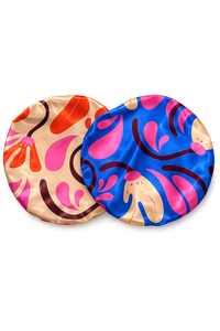 Sleep In Bloom Silk-Satin Bonnet