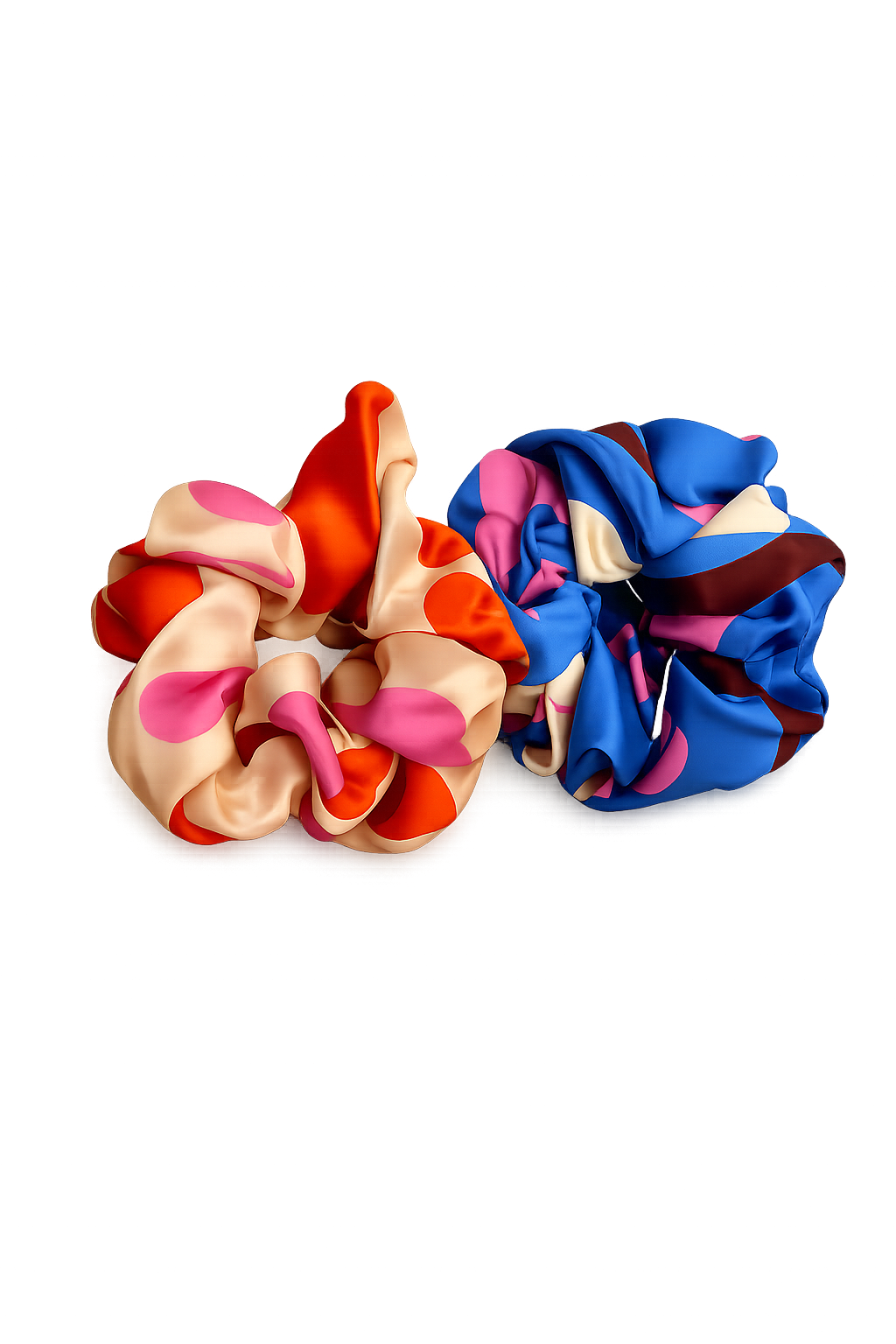 Silk Bloom Big Scrunchie Set