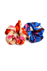 Silk Bloom Big Scrunchie Set