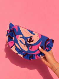 Ruffle Moon Pouch