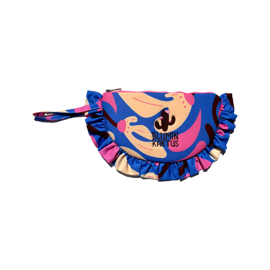 Ruffle Moon Pouch