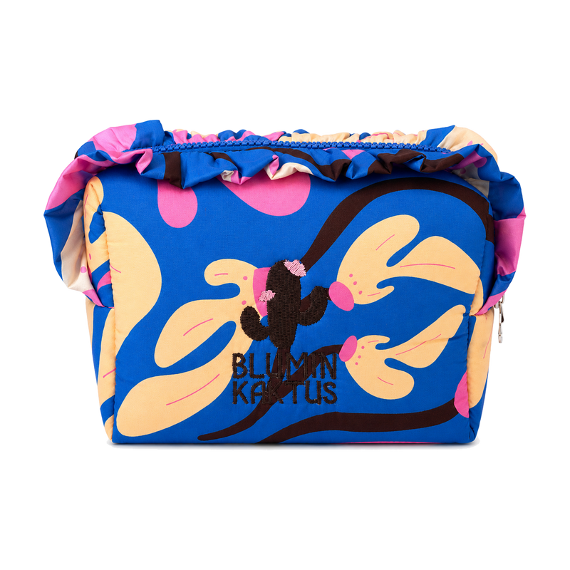 The Blumin’Kaktus Ruffle Beauty Pouch