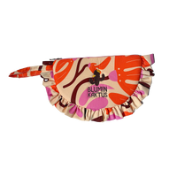 Ruffle Moon Pouch