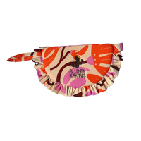 Ruffle Moon Pouch