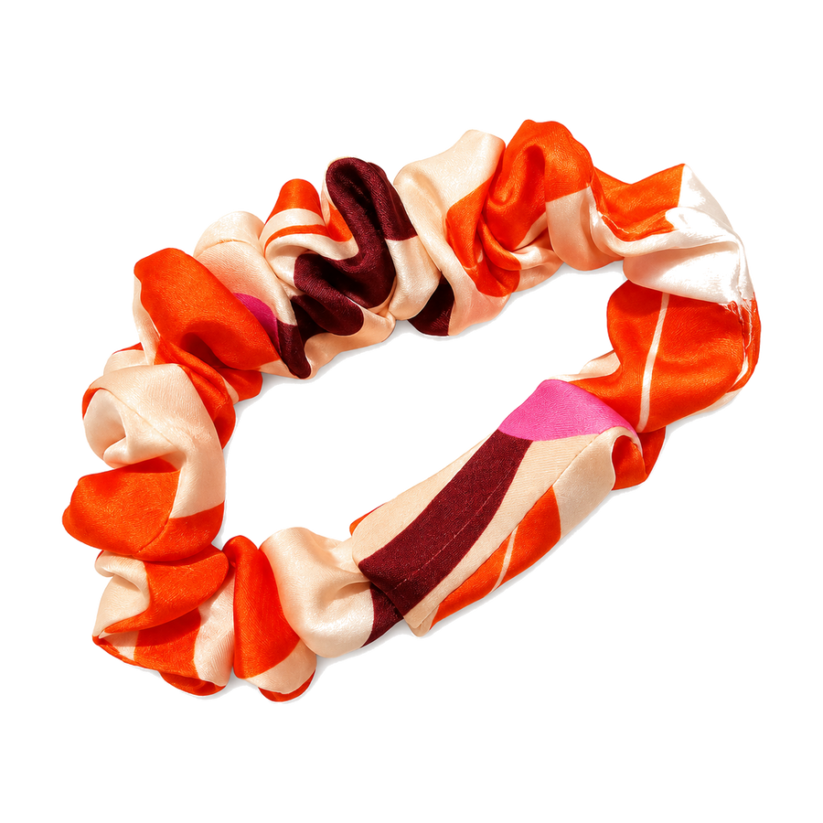 Silk Bloom Skinny Scrunchie